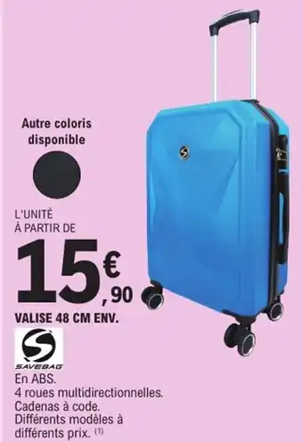 E.Leclerc SAVEBAG Valise offre