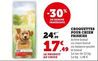 Super U FRISKIES Croquettes pour chien offre