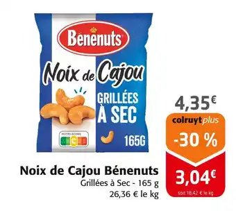 Colruyt BÉNENUTS Noix de Cajou offre