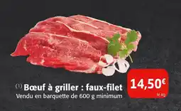 Colruyt Bœuf à griller : faux-filet offre