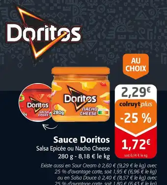 Colruyt Doritos Sauce offre