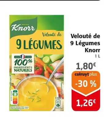 Colruyt KNORR Velouté de 9 légumes offre