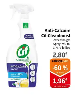 Colruyt Cif Anti-Calcaire Cleanboost offre