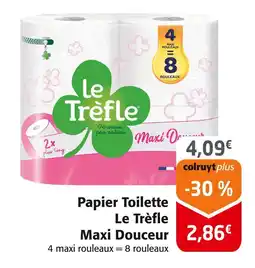 Colruyt LE TRÈFLE Papier Toilette Maxi Douceur offre