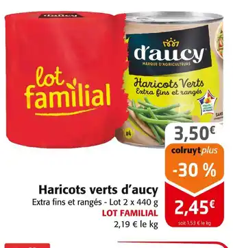 Colruyt D'AUCY Haricots verts offre