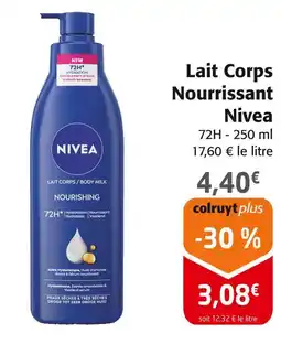 Colruyt NIVEA Lait Corps Nourrissant offre