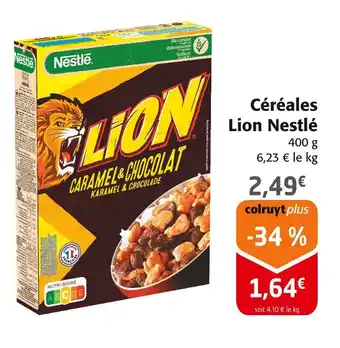 Colruyt Lion Nestlé Céréales offre