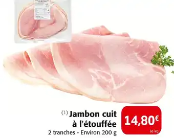 Colruyt Jambon cuit à l'étouffée offre