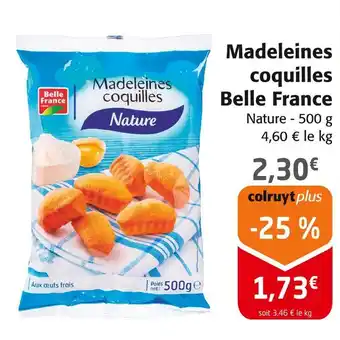 Colruyt BELLE FRANCE Madeleines coquilles offre