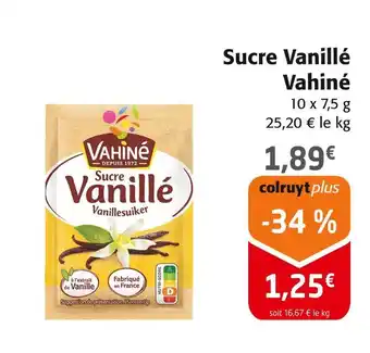 Colruyt VAHINÉ Sucre Vanillé offre