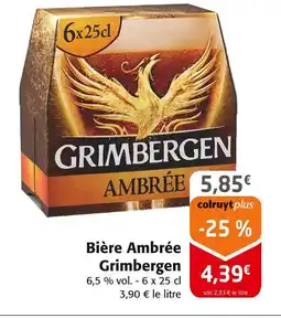 Colruyt Grimbergen Bière Ambrée offre