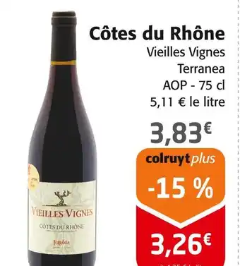 Colruyt Terranea Côtes du Rhône offre