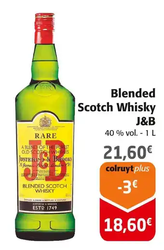 Colruyt J&B Blended Scotch Whisky offre