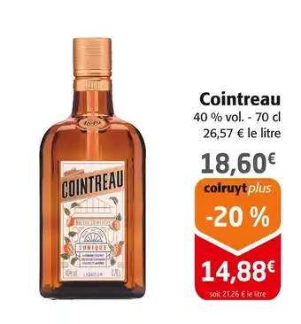 Colruyt COINTREAU offre