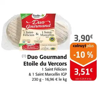 Colruyt ETOILE DU VERCORS Duo Gourmand offre