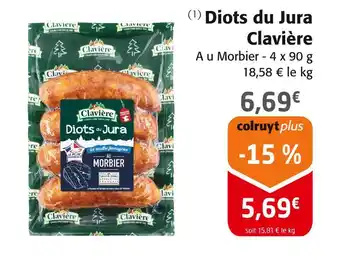 Colruyt CALVIÈRE Diots du Jura offre