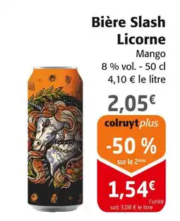 Colruyt Licorne Bière Slash offre