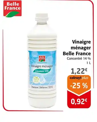 Colruyt BELLE FRANCE Vinaigre ménager offre