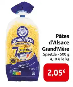 Colruyt GRAND'MÈRE Pâtes d'alsace offre