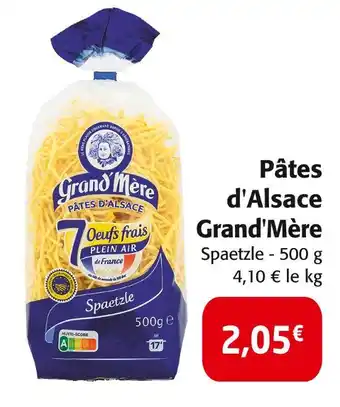 Colruyt GRAND'MÈRE Pâtes d'alsace offre