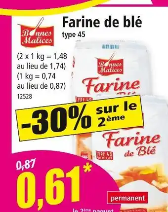 Norma BONNES MALICES Farine de blé offre