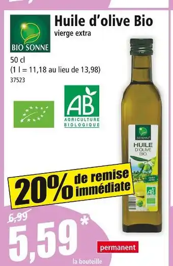 Norma BIO SONNE Huile d'olive Bio vierge extra offre