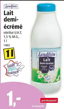 Norma LANDFEIN Lait demi-écrémé offre