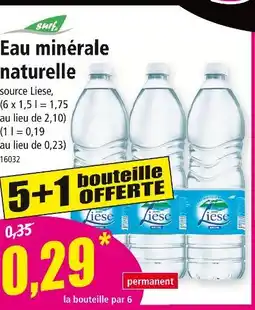 Norma Liese Eau minérale naturelle offre