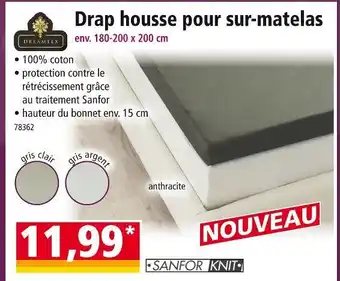 Norma DREAMTEX Drap housse pour sur-matelas offre