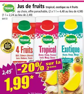 Norma Jus de fruits offre