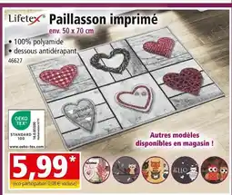 Norma LIFETEX Paillasson imprimé offre