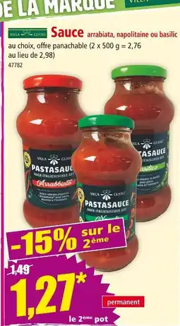 Norma Villa Gusto Sauce offre