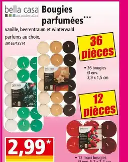 Norma BELLA CASA Bougies parfumées offre