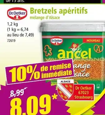 Norma DR.OETKER Bretzels apéritifs offre