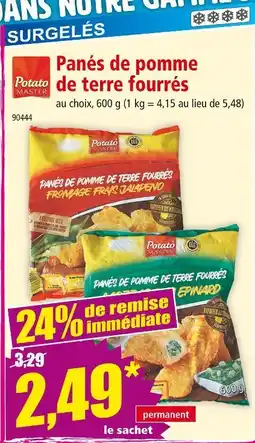 Norma Potato Master Panés de pomme de terre fourrés offre