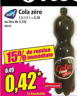 Norma Cola zéro offre