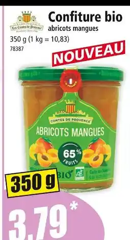 Norma LES COMTES DE POVENCE Confiture bio abricots mangues offre