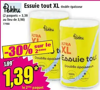 Norma PEKKU Essuie tout XL double épaisseur offre