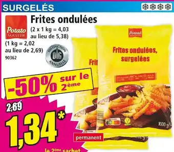 Norma Potato Master Frites ondulées offre