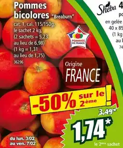 Norma Pommes bicolores Breaburn offre