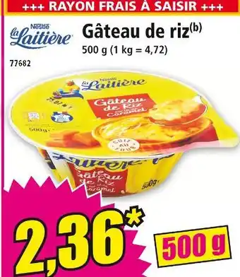 Norma Nestlé La Laitière Gâteau de riz offre