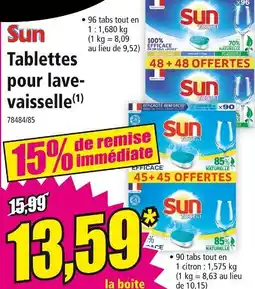 Norma Sun Tablettes pour lave-vaisselle (1) offre