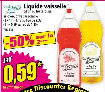 Norma Liquide vaisselle offre