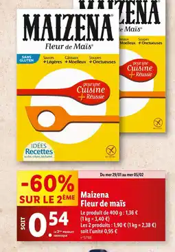 Lidl Maizena Fleur de maïs offre