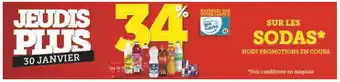 U Express U 34% reversés sur votre carte U sur les Sodas offre