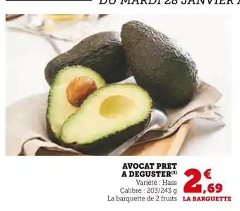 U Express Avocat prêt à déguster offre