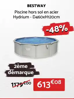 Bricomarché Bestway piscine hors sol en acier hydrium offre