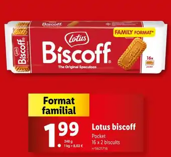 Lidl LOTUS Biscoff offre