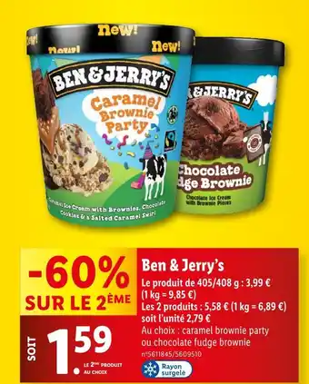 Lidl Ben & Jerry’s offre