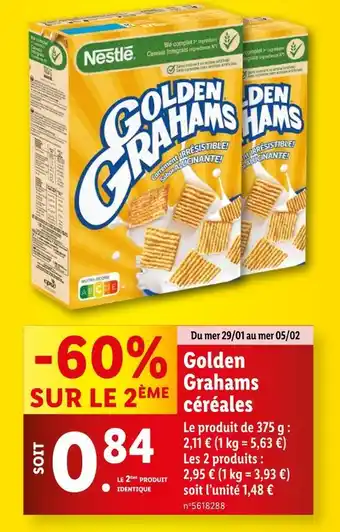 Lidl Nestlé Golden Grahams céréales offre